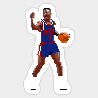 Joe Dumars Pixel Dribble Sticker